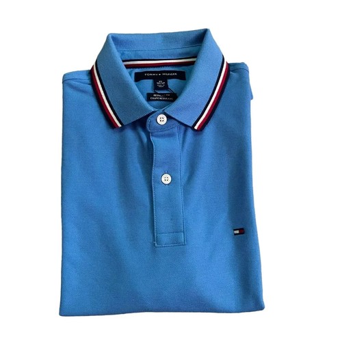 Tommy Hilfiger Para Hombre Secado Rápido Absorción Protección UV Rayas Inclinación Polo - Imagen 79 de 122