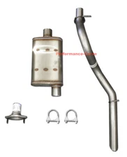01 - 06 Jeep Wrangler Performance Exhaust System w/ MagnaFlow XL 3 Chamber