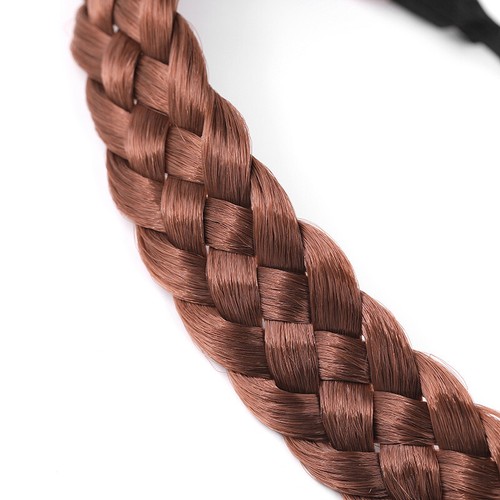 Natural Hair Band Plaited Headband Braided & Elastic Band Hair Extensions HOT - Picture 5 of 13