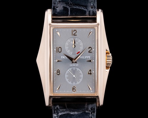 Patek Philippe 5100R-001 Gondolo 10 Day 18K Rose Gold Gray Dial