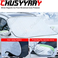 5Layers For Ford F150 Windshield Snow Cover Frost Guard with Side Mirror Covers