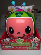 CoComelon NO Spill Musical Bubble Machine Non-toxic Blow Streams of Bubbles