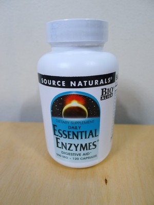 Source Naturals Essential Enzymes 500 Mg, 120 Capsules