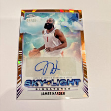 James Harden 2024-25 Topps Chrome Sky Light Signatures Orange /25