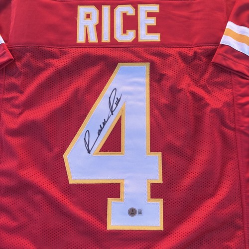 Rashee Rice Autographed Signed Chiefs XL Custom Jersey-Beckett Witnessed - Picture 3 of 7
