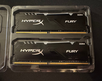 Kingston HyperX FURY RGB 32GB (2X16GB) 3200MHz DDR4 RAM - Fully tested