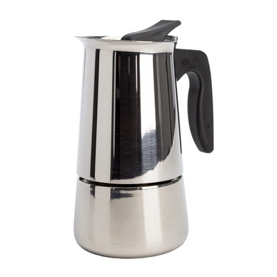 Premium Stainless Steel Stovetop Espresso and Coffee Maker, 6-Cup