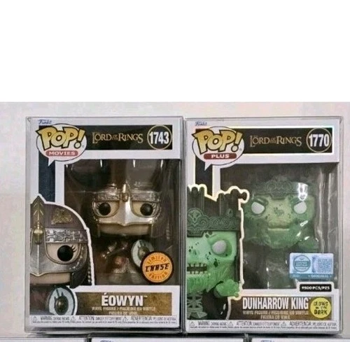 Lord Of The Rings Dunharrow King GITD LE 9500 + Eowyn Chase Funko Pop