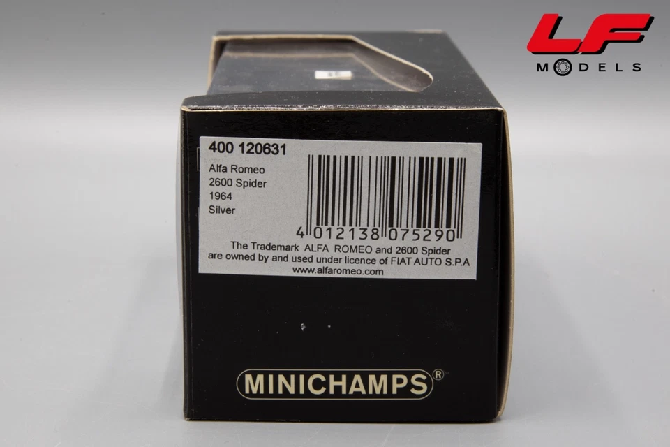 1:43 Alfa Romeo Alfetta 2600 Spider 1964 - Minichamps - Immagine 3 di 4