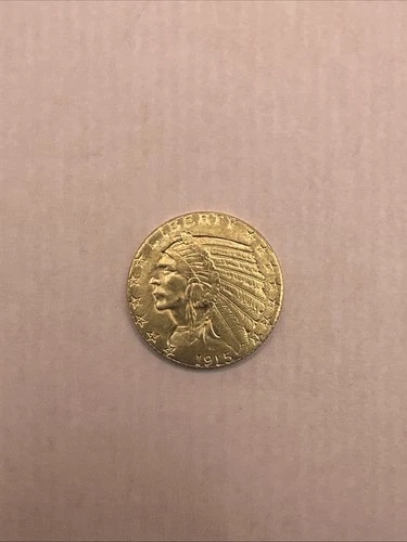 USA Indian 1915 Head Half Eagle Coin