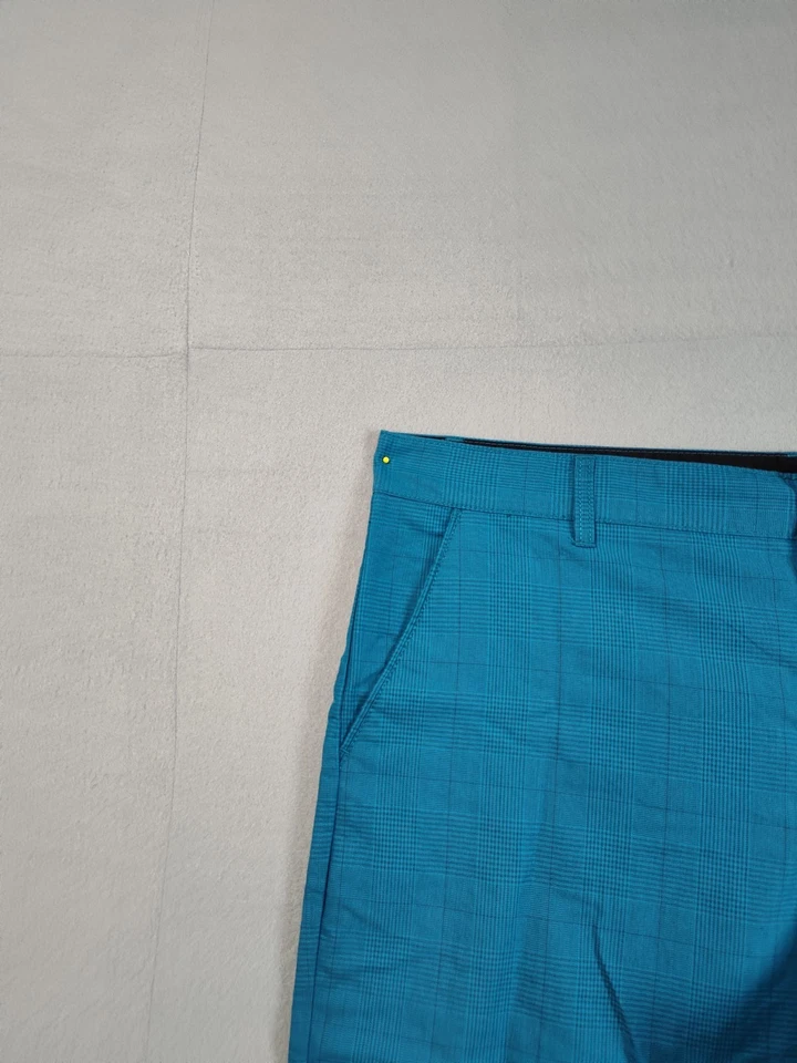 Pantalón Corto Faded Glory Hombre 40 Azul Rendimiento Golf Informal Chino Frente Plano Comodidad Foto 2 de 4