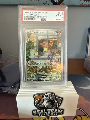 2023-25 Pokemon SV Black Star Promos - SVP EN Charmander #044 PSA 8