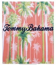 Authentic Tommy Bahama Beach Towel 100% Cotton 72”x 36" Sunrise Palm Trees New