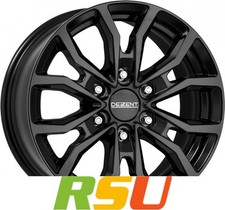Dezent KC black 8x18" ET30 LK6 114.3 ML 66.1 Alufelgen 18 Zoll