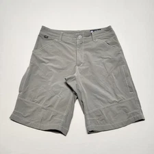 Kuhl Renegade Shorts Men Cargo Pockets Size 34 khaki Sports Walking Casual