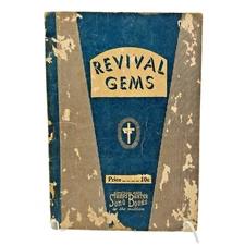 Vintage Revival Gems Hymnal Gospel Songbook Stamps-Baxter Music 1950s