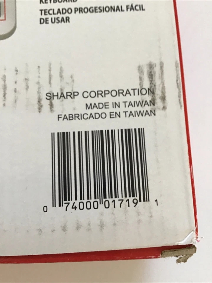 Sharp EL-1801V Portable 12-Digit 2Color Serial Printing Calculator  NEW In Box. - Image 3 of 4