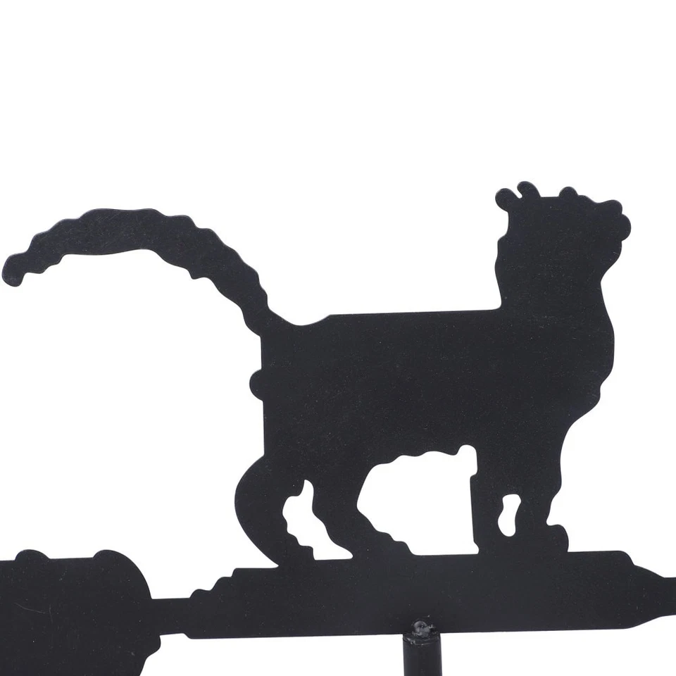 Girouette extérieure en acier inoxydable, indicateur de vent de cour, girouette - Photo 4/4