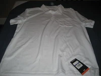MENS UNDER ARMOUR ALLSEASONGEAR SHORT SLEEVE POLO SHIRT WHITE SIZE 2XL NWT