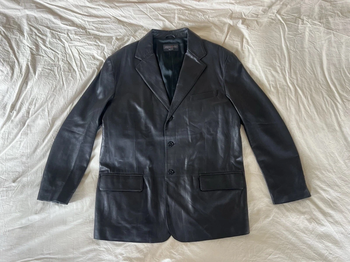 Bruno Magli Coats, Jackets & Vests Leather Outer Shell for Men for