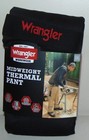 Wrangler Workwear Midweight Thermal Pant Black Moisture Wicking Black 2XL 44-46 — photo 1