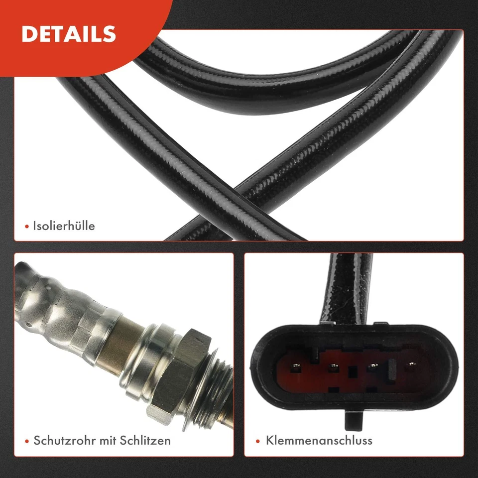 2x Sonda Lambda Sonda Regolazione + Sonda Diagnostica per Fiat Palio Weekend 171 1.6 16 2001 - Immagine 2 di 4