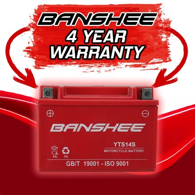Banshee YTZ14S Motorsports Battery Compatible with Honda VT13CXA