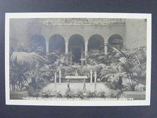 Cleveland Museum Of Art Garden Court Ohio OH Real Photo Postcard RPPC 1924-49