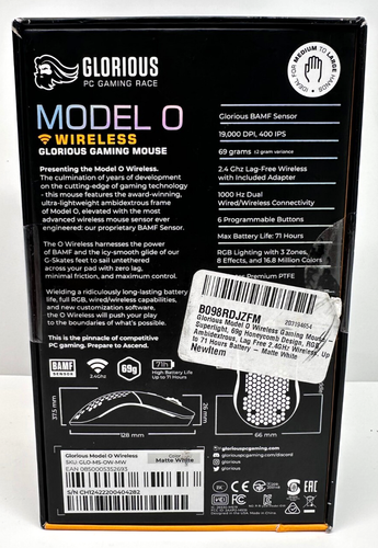Glorious Model O Wireless Gaming Mouse - Matte White (GLO-MS-OW-MW)🔥🔥 - Picture 2 of 9