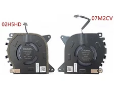 New For Dell Alienware X15 R1 R2 CPU GPU Cooling fan  02H5HD 07M2CV