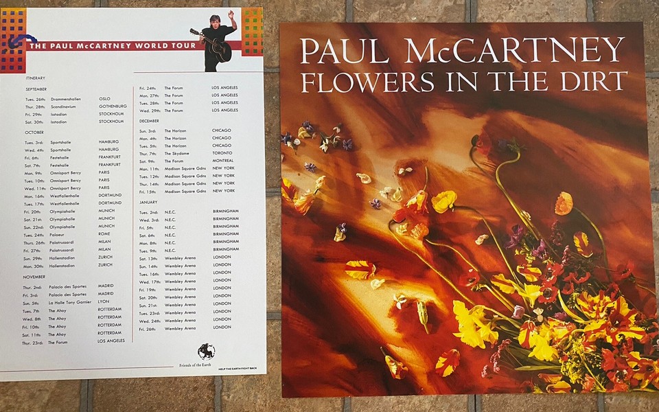 PAUL McCARTNEY FLOWERS IN THE DIRT ‘89 WORLD TOUR DELUXE PACK UK IMPORT
