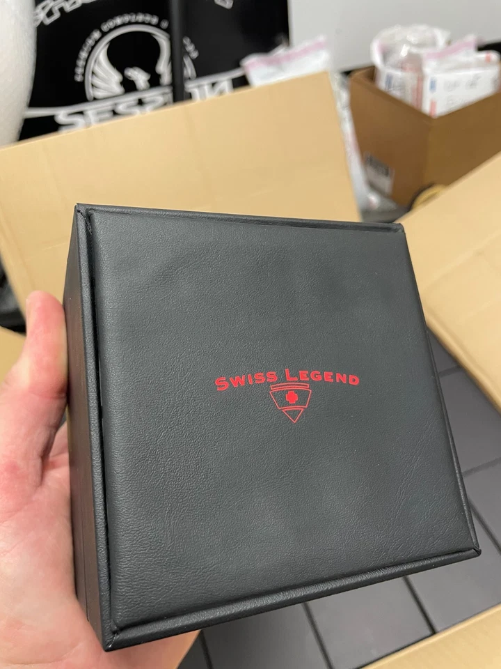 FULL CASE OF SWISS LEGEND WATCH BOXES - 60 BOXES PER CASE!! - Image 3 of 4