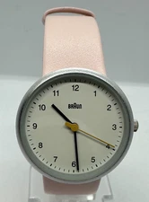 BRAUN WATCH WOMEN Classic with Leather Strap PINK BN0231