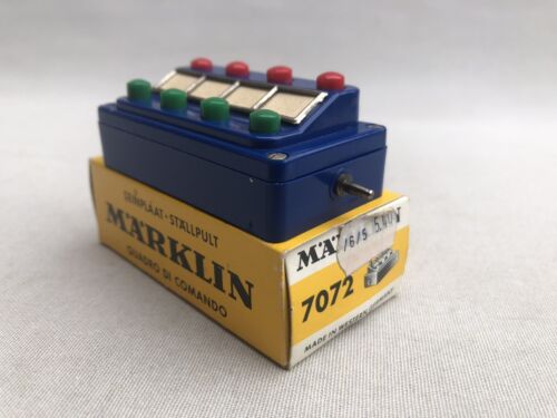 Plaque de contrôle vintage Märklin 7072 signaux et points / boîte testée et mise en boîte de travail - Photo 1 sur 12