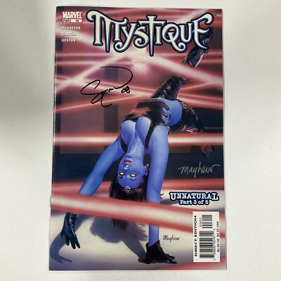 Mystique 16 2004 Signed by Mckeever & Mayhew Marvel NM near mint  