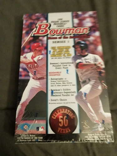 New 1998 Bowman MLB Baseball Series 1 Factory Sealed Rookie Autograph Hobby Box