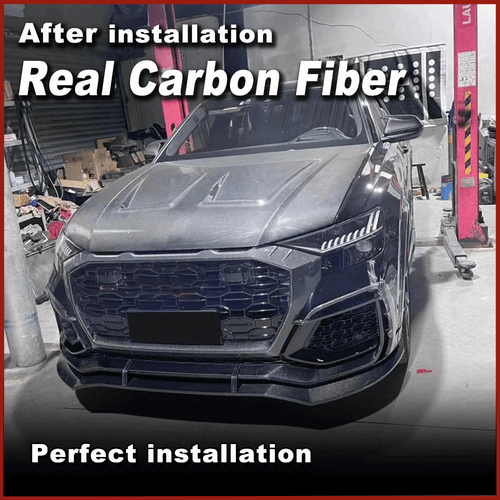 Parrilla frontal de carbono para Audi RSQ8 RS Q8 2020-2024 - Imagen 3 de 11
