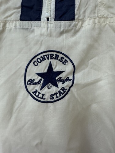 Giacca a vento vintage anni 90 Converse All Star nylon taglia large - Foto 3 di 6