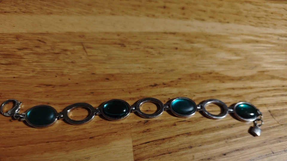 Leonardo Armband, Edelstahl, silber, Glassteine türkis - Bild 4 von 4