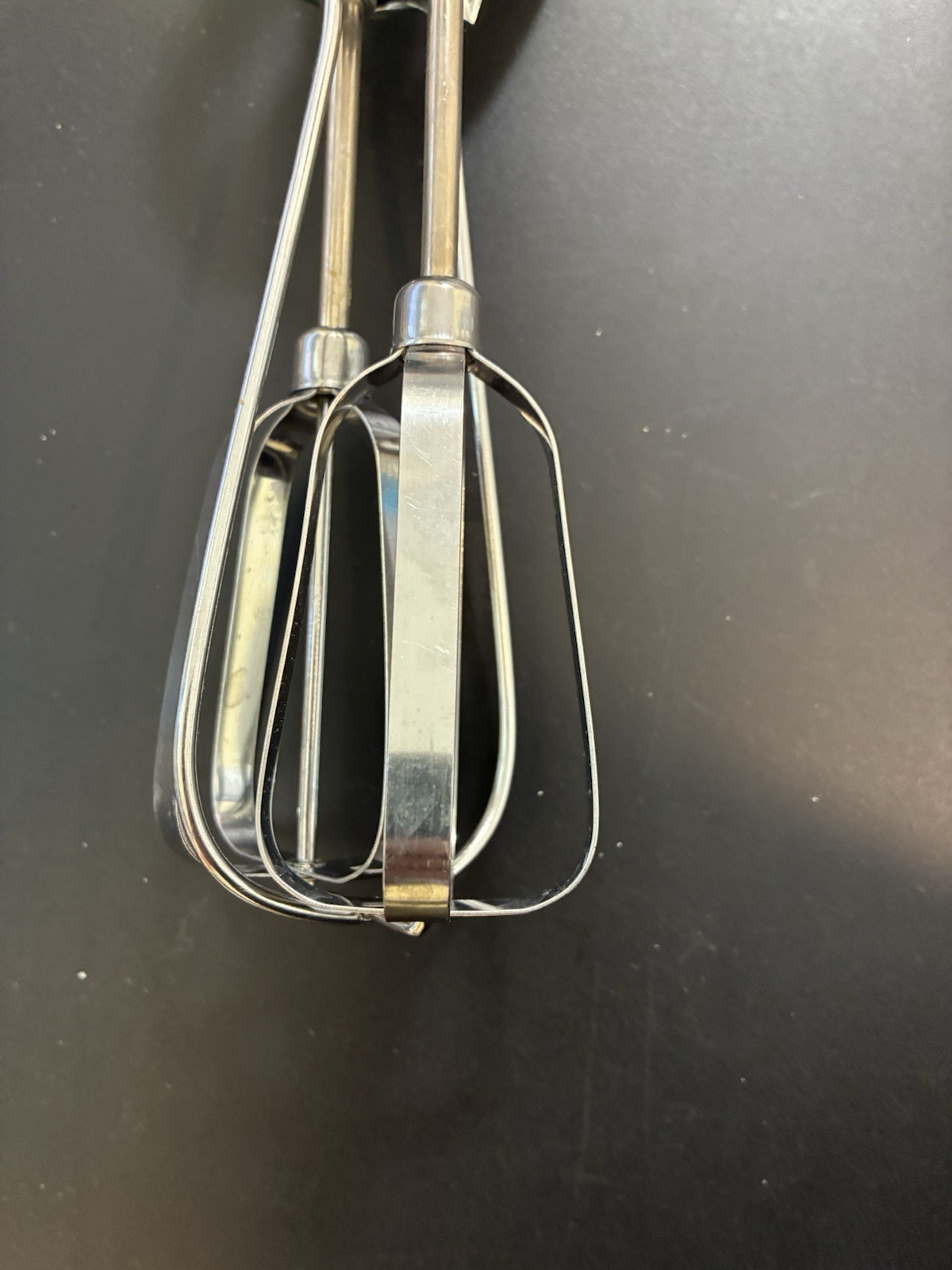 Vintage Ekco Best Manual Hand Crank Egg Beater Mixer Tool Stainless Steel USA