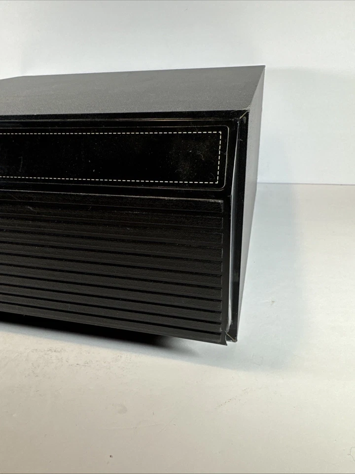 Vintage PS1 Sony Playstation 30-Game Storage Box Holder Drawer Black Cabinet - Image 3 of 4