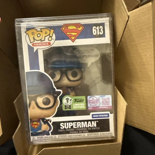 Funko Pop! DC Superman #613 ECCC OFFICIAL STICKER 2026 Exclusive LE 1500