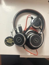 Jabra Evolve 40 USB Headset Boom Mic Double On-Ear Headband Volume Mute Control