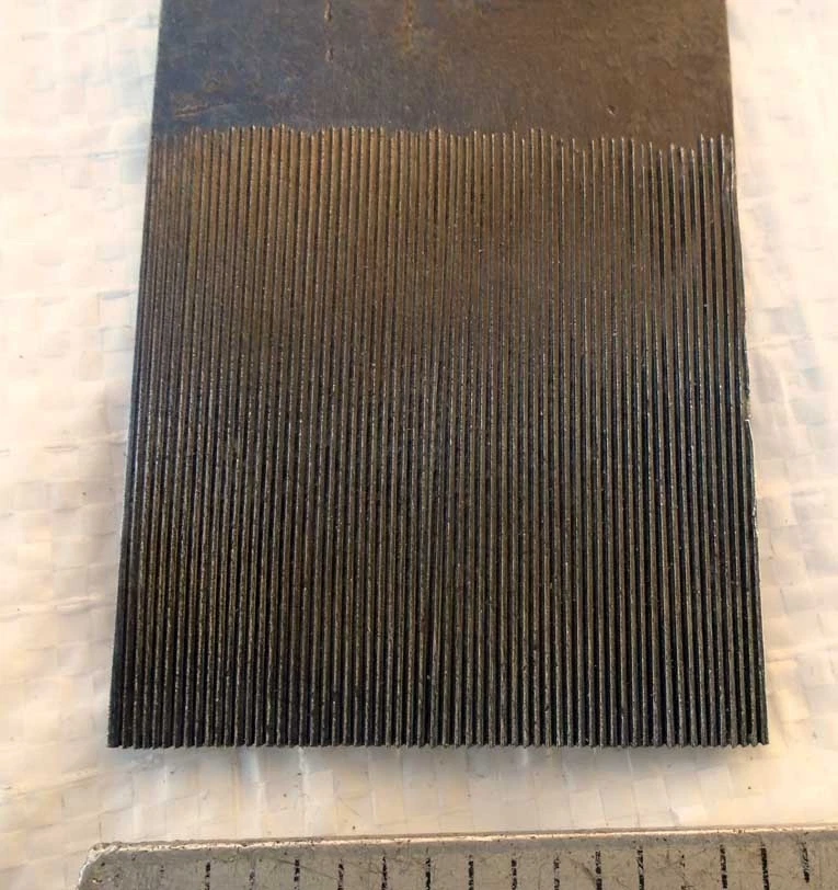 Vintage 2" Tapered Toothing Plane Iron (For Veneering) by I &H SORBY - Image 2 of 2