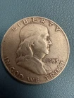 1953 D Franklin Half Dollar Circulated Silver 50c Coin Collectible #3681