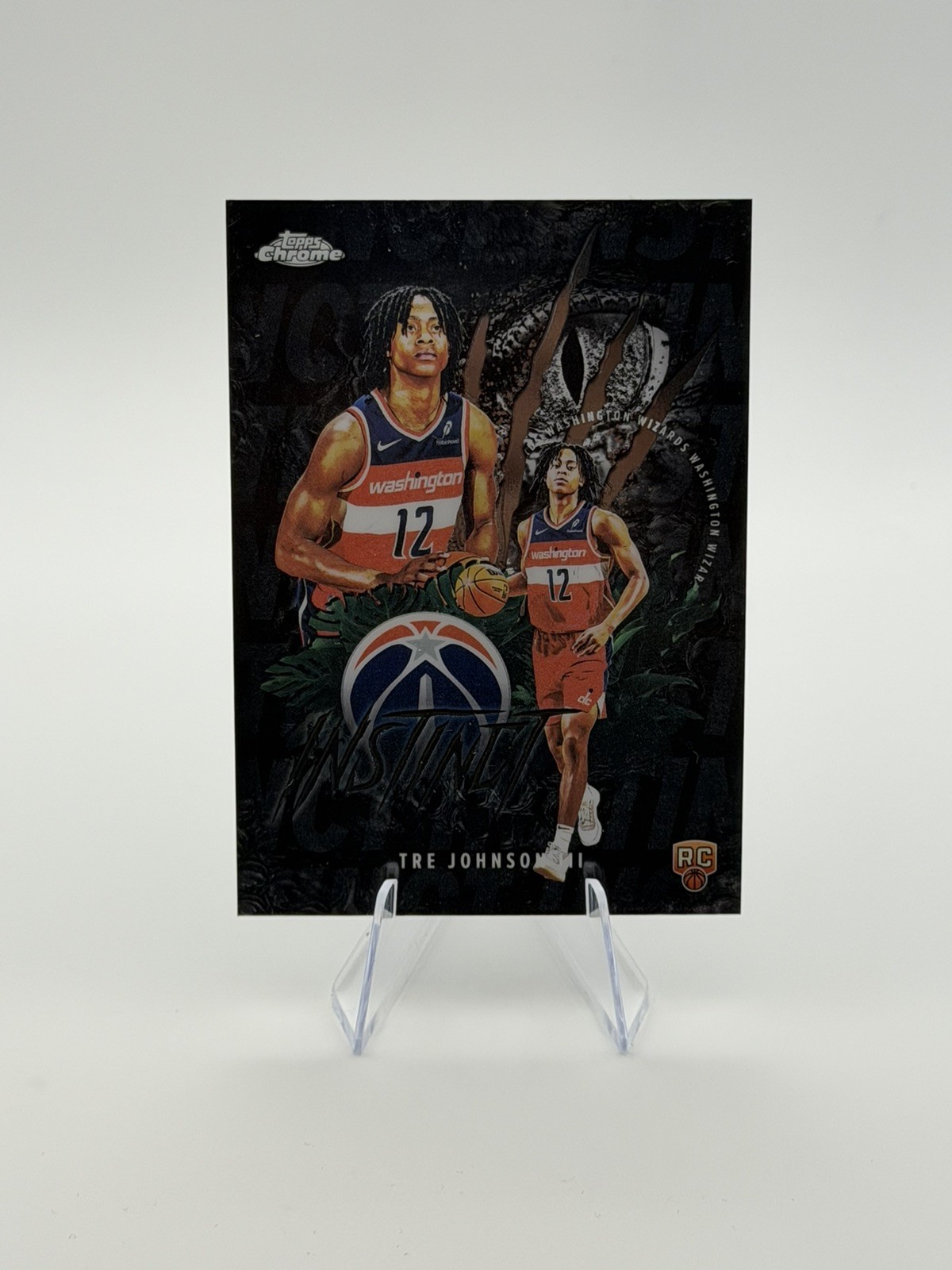 2025-26 Topps Chrome #INS-16 Tre Johnson III Instinct