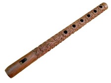 Handcrafted Wooden Bansuri Flute – Lord Krishna Musical Instrument