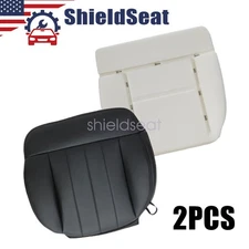 Driver Side Bottom Seat Cover & Foam Pad For 2006 2007 Ford F150 Harley Davidson