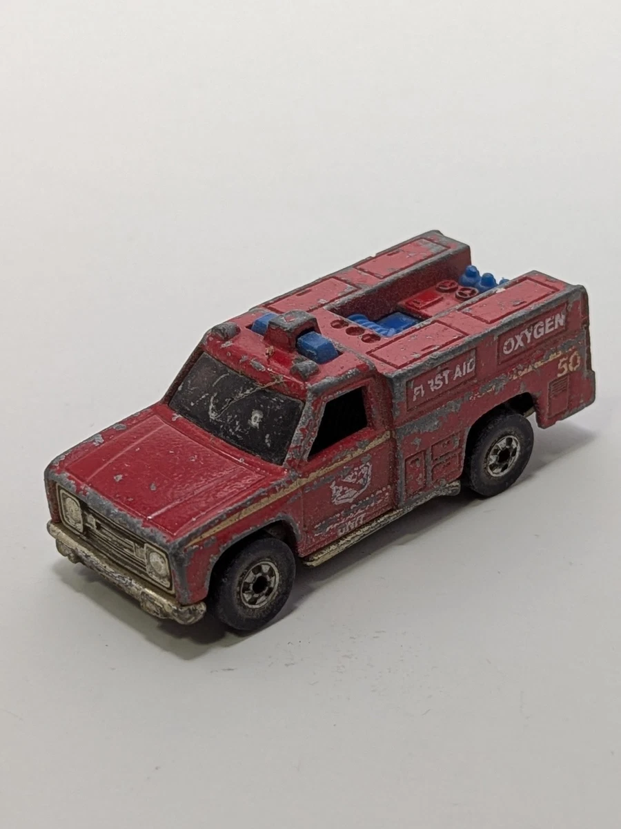 Hot Wheels Diecast Fire Vehicles 1974 Year of Manufacture Vintage