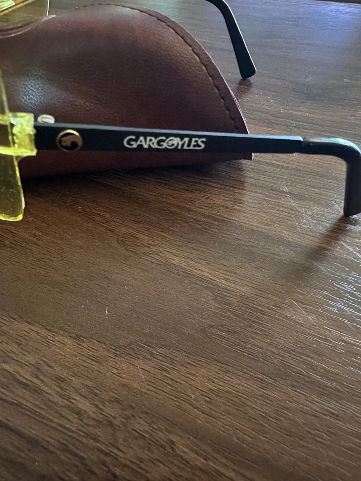 🇺🇲 Gargoyle Sunglasses  85MM Shooting Glasses Yellow lens with Black frames !! - Image 3 of 4